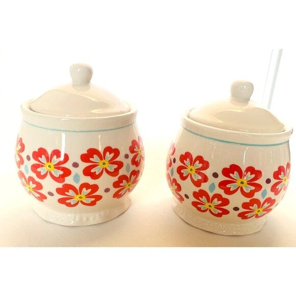 Pioneer Woman Sugar Bowl "From my Frontier to yours" Collection Set of 2 - Picture 11 of 14